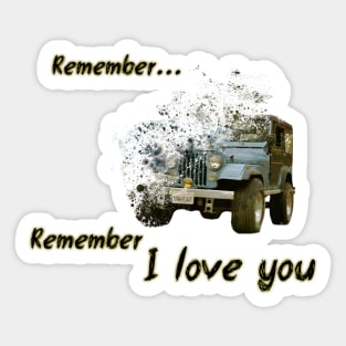 Remember... Sticker